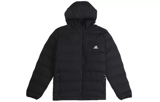 Пуховик Adidas Helionic Ho Jkt Stay Warm Sports hooded, Черный