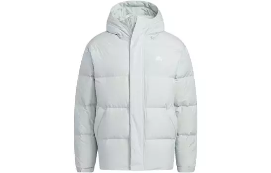 Adidas Мужская куртка-пуховик, Серебристо-серый