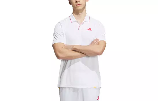 Adidas Мужская рубашка поло, Белый