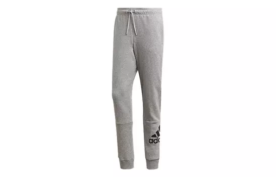 Adidas Мужские трикотажные спортивные штаны, Средний серый вереск