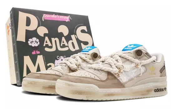 Adidas originals FORUM Series Обувь для скейтбординга унисекс, Off-white