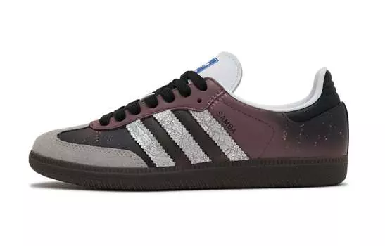 Adidas originals Samba Обувь для скейтбординга унисекс, Black-brown-silver