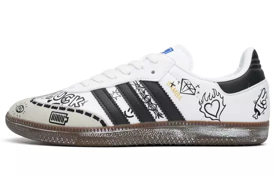 Adidas originals Samba Series Обувь для скейтбординга унисекс, White