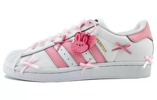 Adidas originals Superstar Обувь для скейтбординга унисекс, Pink