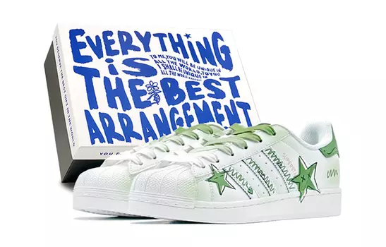 Adidas originals Superstar Обувь для скейтбординга унисекс, White
