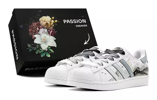 Adidas originals Superstar Обувь для скейтбординга унисекс, Gray
