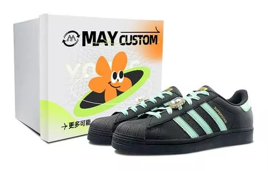 Adidas originals Superstar Series Обувь для скейтбординга унисекс, Black