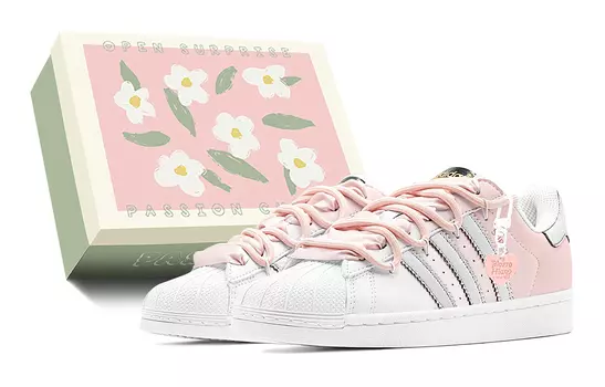 Adidas originals Superstar Series Обувь для скейтбординга унисекс, Pink