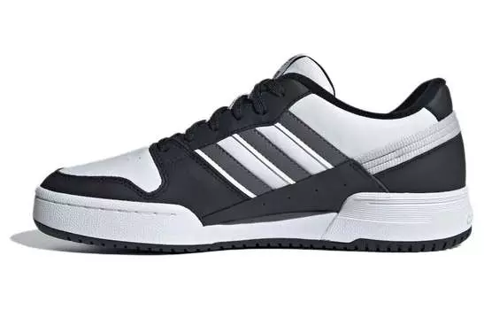 Adidas originals Team Court Обувь для скейтбординга унисекс, Black/White