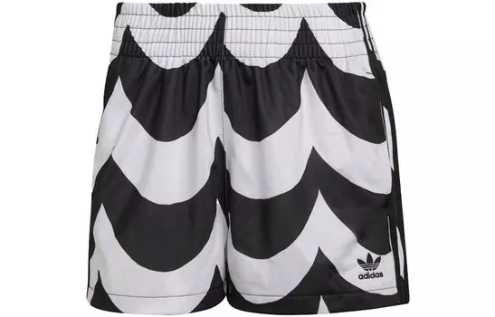 Adidas Originals Женские повседневные шорты, цвет Black/White