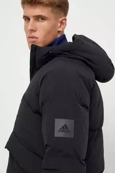 Адидас пуховик adidas, черный