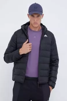 Адидас пуховик adidas, черный