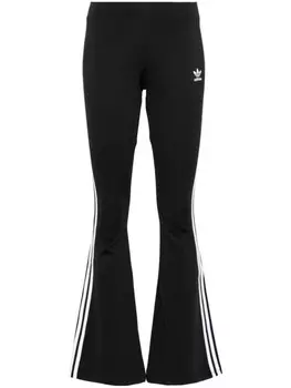 Adidas расклешенные легинсы 3-Stripes, черный