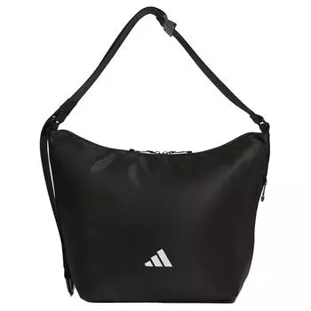 Adidas Сумка-мессенджер из полиэстера, обычная, унисекс, черная