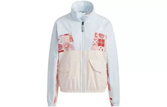 Adidas Женская куртка CNY светло-голубого цвета