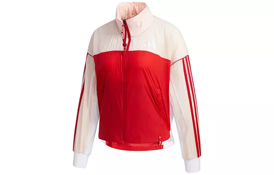 Adidas Женская куртка, Красная порошковая строчка