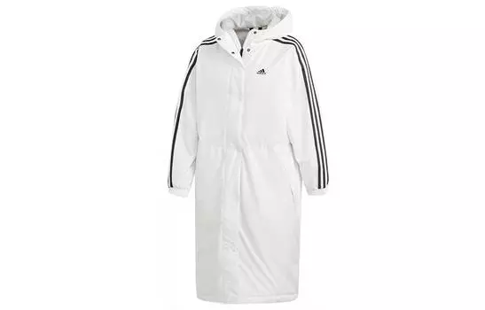 Adidas Женская стеганая куртка, Белый