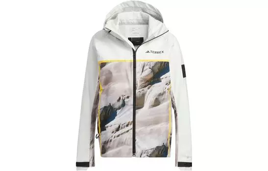 Adidas Женская уличная куртка, От белого