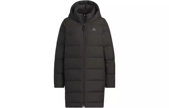 Adidas Женский пуховик, черный/серый