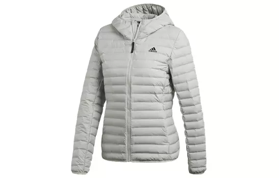 Adidas Женский пуховик, Серебристо-серый