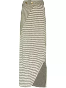 AERON трикотажная юбка асимметричного кроя, зеленый