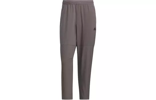 AEROREADY трикотажные спортивные штаны мужские серые Adidas, серый