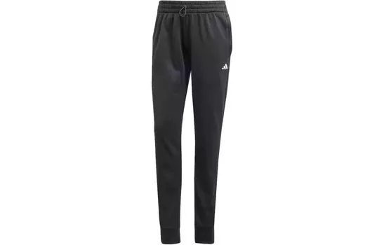 AEROREADY Трикотажные спортивные штаны женские черные Adidas