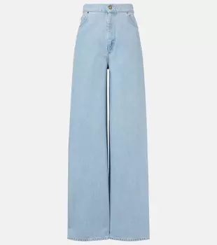 Affari джинсы с высокой посадкой и широкими штанинами Max Mara, Chiaro Pulito