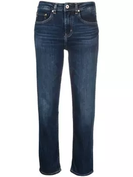 AG Jeans прямые джинсы Girlfriend, синий