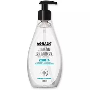 Agrado Zero% мыло для рук - 500 мл Agrado Cosmetic Care 3000