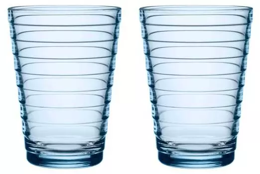 Aino aalto стаканы для воды, набор из 2 шт. Iittala, синий