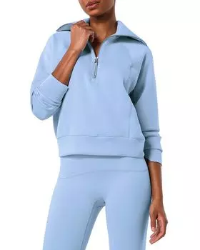 AirEssentials Полузип SPANX, синий