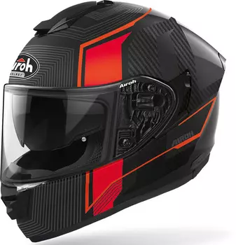 Шлем Airoh ST 501 Alpha, черный/красный