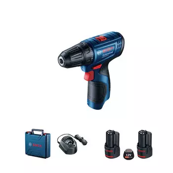 Дрель Bosch GSR120-Li, 12V + два аккумулятора 2.0Ah