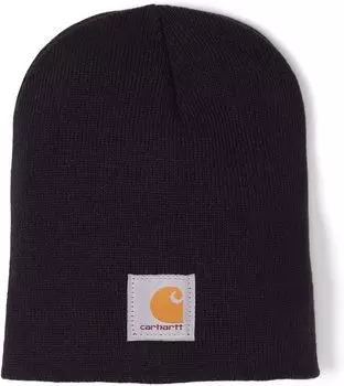 Акриловая вязаная шапка Carhartt, темно-синий
