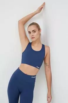 Активный спортивный бюстгальтер Hummel, темно-синий
