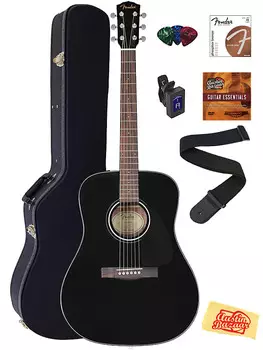 Акустическая гитара Fender 0961701006-COMBO-FGPAC2 2020 Black