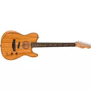 Акустическая гитара Fender American Acoustasonic Telecaster All-Mahogany - Natural