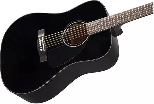 Акустическая гитара Fender CD-60 Dreadnought V3 w/Case, Walnut Fingerboard, Black