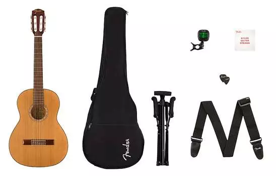Акустическая гитара Fender FA-15N 3/4 Nylon Acoustic Guitar Starter Pack - Natural