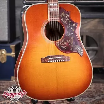 Акустическая гитара Gibson 1960 Hummingbird Murphy Lab Light Aged - Heritage Cherry Sunburst with Period Correct Case
