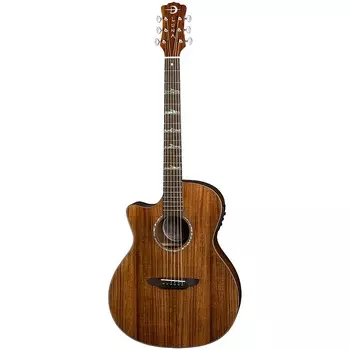 Акустическая гитара Luna Guitars High Tide Koa Grand Concert Cutaway A/E LEFTY, HT KOA GCE L