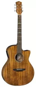 Акустическая гитара Luna Guitars High Tide Koa Grand Concert Cutaway A/E, HT KOA GCE