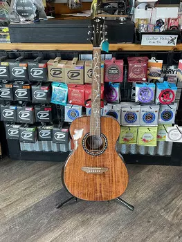 Акустическая гитара Luna Vineyard Series Koa Bevel Folk 2020s - Natural