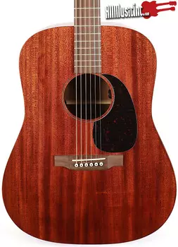 Акустическая гитара Martin D-15E Satin Mahogany Acoustic Electric Guitar w/ Soft Case