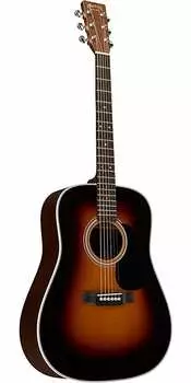 Акустическая гитара Martin D-28 2017 Dreadnought Acoustic Guitar Sunburst With Hard Case
