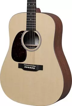 Акустическая гитара Martin D-X1EL Lefty Acoustic Electric Guitar, Sitka Spruce/Mahogany w/ Gig Bag