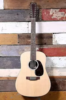 Акустическая гитара Martin D-X2E 12-String Dreadnought Acoustic-Electric Guitar - Natural