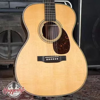 Акустическая гитара Martin OM-28-14 Fret - Natural with Hardshell Case