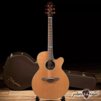 Акустическая гитара Takamine TSF40C Santa Fe NEX Cedar Top Cutaway Guitar w/ Case